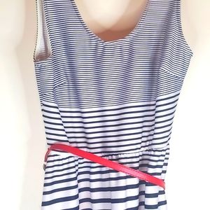 Blue stripped dress